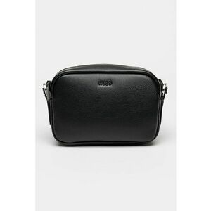 Geanta crossbody de piele ecologica cu bareta din material textil imagine