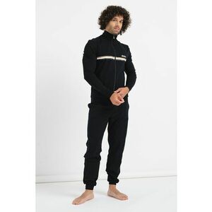 Pijama din amestec de bumbac cu detaliu logo imagine