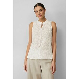 Bluza fara maneci cu aspect semitransparent imagine