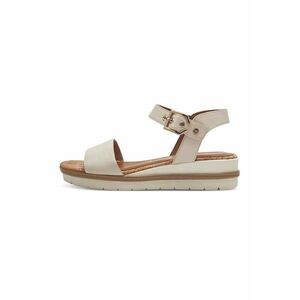 Sandale wedge de piele imagine