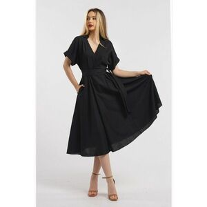 Rochie evazata din in imagine