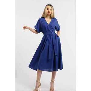 Rochie evazata din in imagine