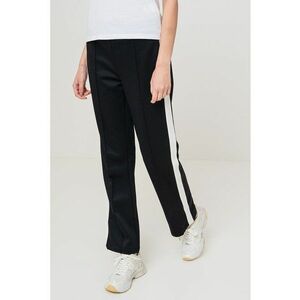 Pantaloni drepti cu banda elastica in talie imagine