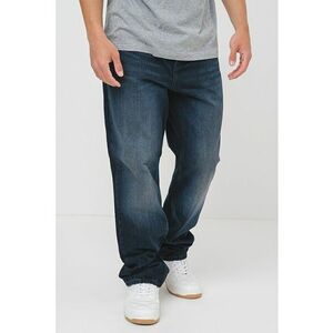 Blugi relaxed fit cu nasturi imagine