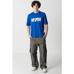 Tricou din bumbac cu imprimeu logo imagine