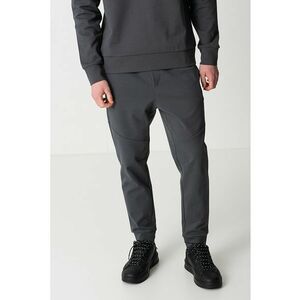 Pantaloni de trening cu model uni si snur de ajustare imagine