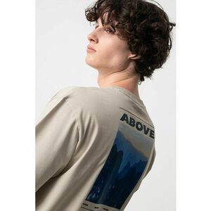 Tricou din bumbac cu imprimeu grafic pe partea din spate imagine