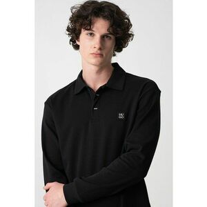 Bluza polo cu detaliu cu logo discret imagine