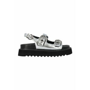 Sandale flatform de piele imagine