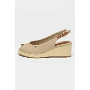 Sandale slingback cu talpa wedge imagine