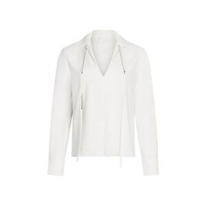 Bluza cu decolteu in V si aplicatii de strasuri imagine