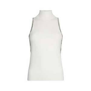 Top din tricot cu strasuri imagine