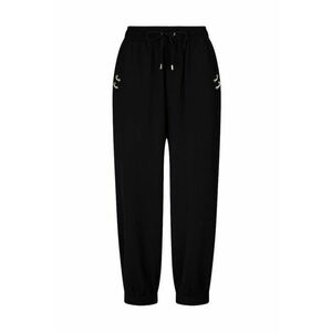 Pantaloni crop de trening cu detaliu metalic imagine
