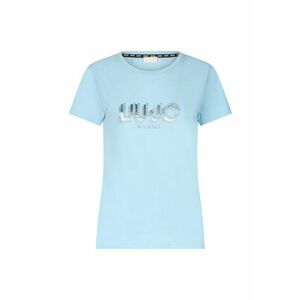 Tricou slim fit cu strasuri imagine