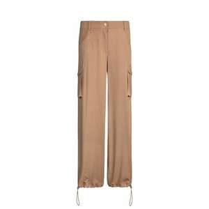 Pantaloni cargo cu croiala ampla si terminatii ajustabila imagine