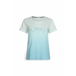 Tricou de bumbac cu logo cu strasuri imagine