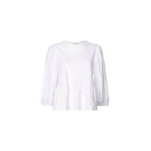 Bluza de bumbac cu maneci bufante imagine