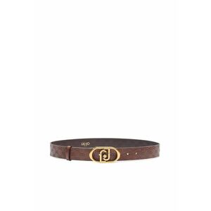 Curea de piele cu logo stantat imagine