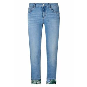 Blugi skinny crop cu talie inalta imagine