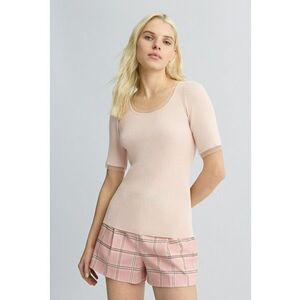 Tricou uni cu aspect striat imagine