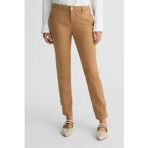 Pantaloni slim fit din amestec de bumbac imagine