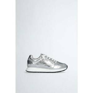 Pantofi sport low-cut cu aspect metalizat imagine