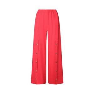 Pantaloni cu croiala ampla si buzunare cu capse imagine