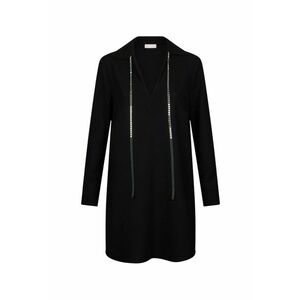 Rochie cu decolteu in V si strasuri imagine