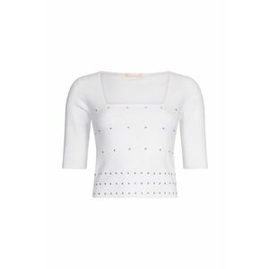 Tricou crop cu tinte imagine