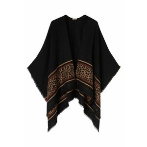 Poncho supradimensionat cu model imagine