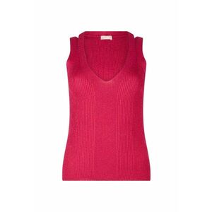 Tricou slim fit cu decolteu in V imagine