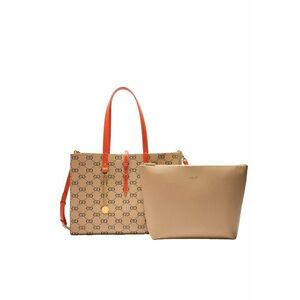 Geanta shopper cu logo si bareta detasabila imagine