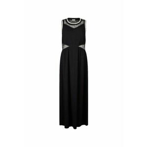 Rochie midi cu insertii de dantela imagine