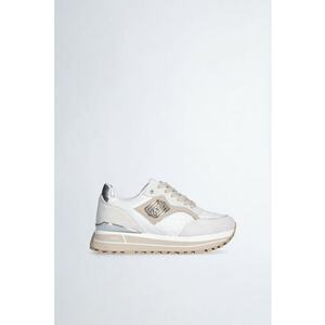 Pantofi sport de piele intoarsa cu segmente brodate floral imagine
