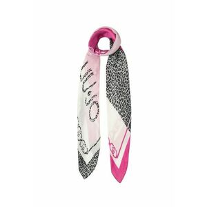 Esarfa din modal cu imprimeu logo si model animal print imagine
