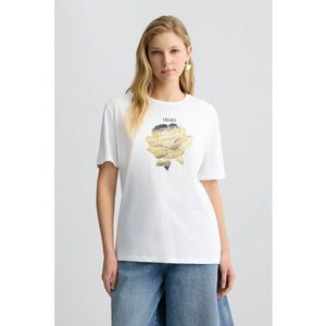 Tricou de bumbac cu logo imagine