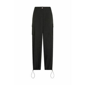 Pantaloni cargo cu croiala ampla si terminatii ajustabila imagine
