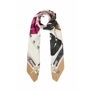 Esarfa de satin cu model imagine