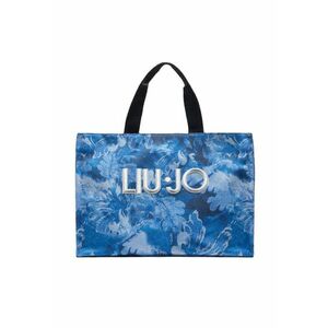 Geanta tote din denim cu logo imagine