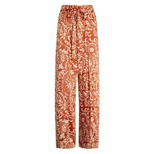 Pantaloni evazati cu model paisley imagine