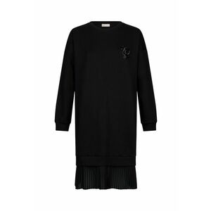 Rochie mini dreapta cu terminatie cu pliuri imagine