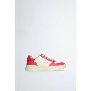 Pantofi sport de piele in doua nuante imagine