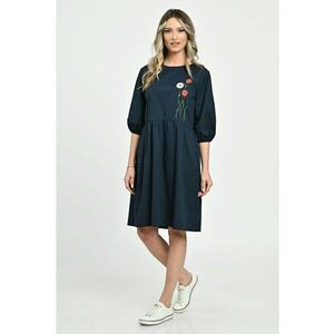 Rochie Medie Dama V264 - bleumarin imagine