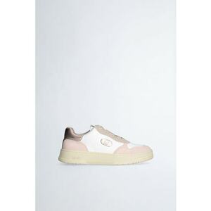 Pantofi sport cu model colorblock si garnituri de piele intoarsa imagine