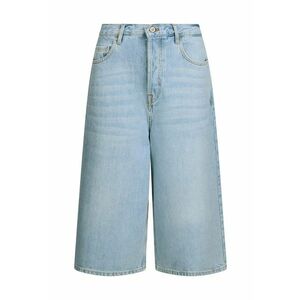 Bermude evazate de denim imagine