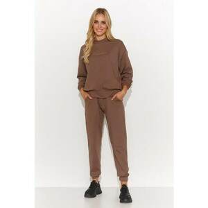Set de pantaloni si bluzon cu model cu logo imagine