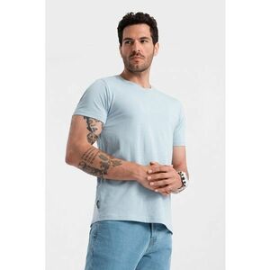Tricou uni cu decolteu la baza gatului imagine