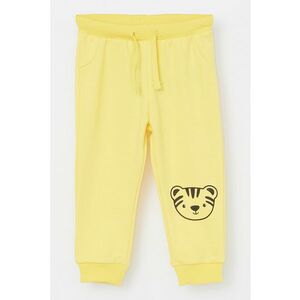 Pantaloni de trening din amestec de bumbac cu snur imagine