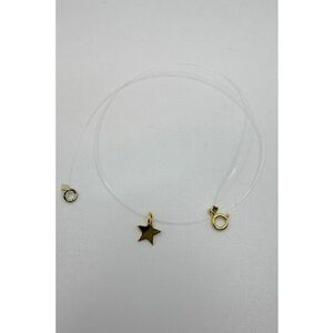Colier cu element stea placat cu aur de 14K imagine