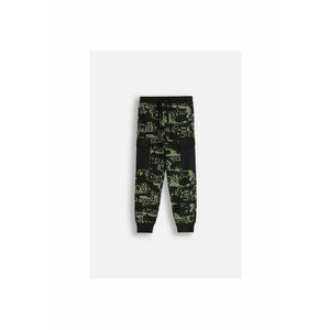 Pantaloni sport cargo cu imprimeu abstract imagine